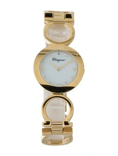 Pre-owned Ferragamo Gancino Watch, 28mm In Multi