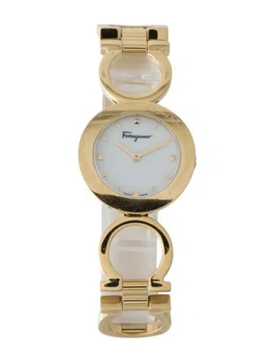 Pre-owned Ferragamo Gancino Watch, 28mm In Multi