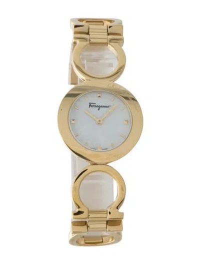 Pre-owned Ferragamo Gancino Watch, 28mm In Multi