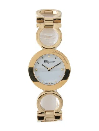 Pre-owned Ferragamo Gancino Watch, 28mm In Multi