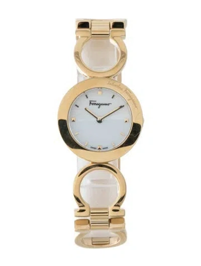 Pre-owned Ferragamo Gancino Watch, 28mm In Multi