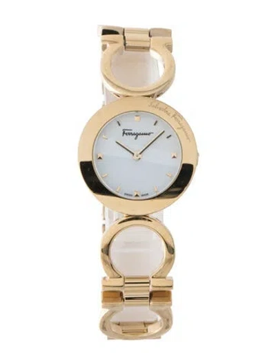 Pre-owned Ferragamo Gancino Watch, 28mm In Multi