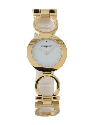 Pre-owned Ferragamo Gancino Watch, 28mm In Multi