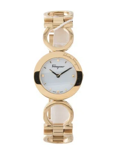 Pre-owned Ferragamo Gancino Watch, 28mm In Multi