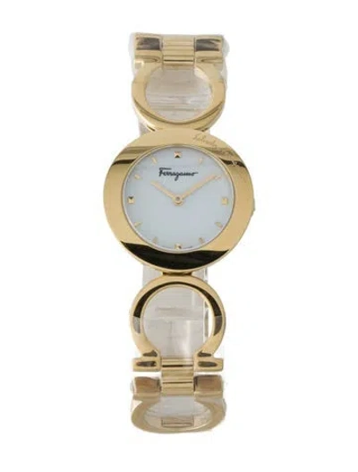 Pre-owned Ferragamo Gancino Watch, 28mm In Multi