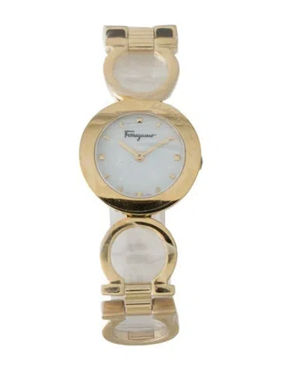 Pre-owned Ferragamo Gancino Watch, 28mm In Multi