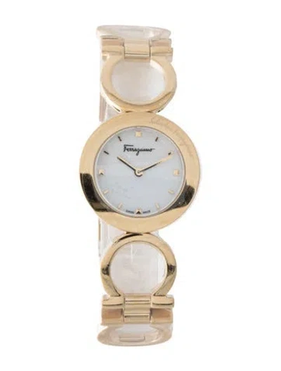 Pre-owned Ferragamo Gancino Watch, 28mm In Multi