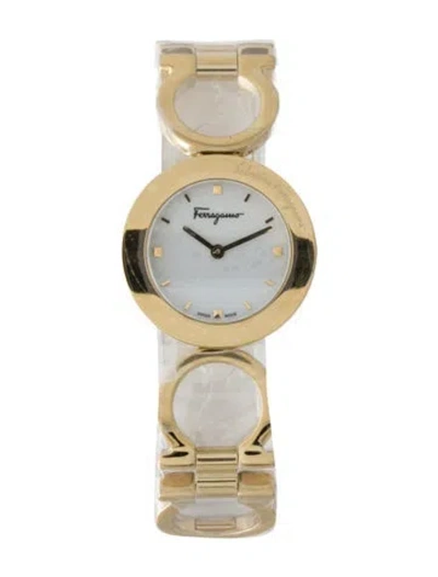 Pre-owned Ferragamo Gancino Watch, 28mm In Multi