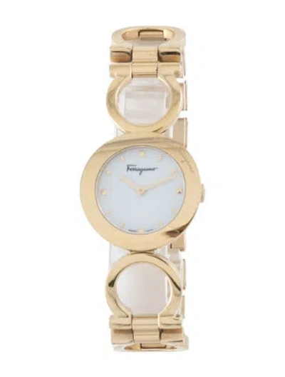 Pre-owned Ferragamo Gancino Watch, 28mm In Multi