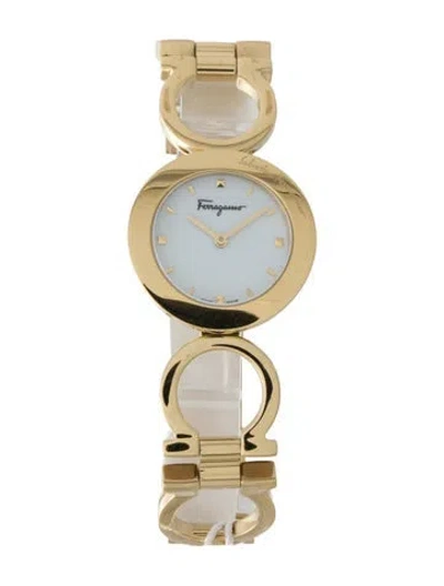 Pre-owned Ferragamo Gancino Watch, 28mm In Multi