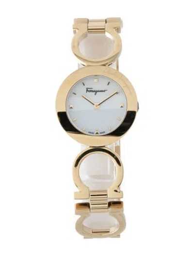 Pre-owned Ferragamo Gancino Watch, 28mm In Multi