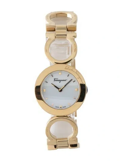 Pre-owned Ferragamo Gancino Watch, 28mm In Multi