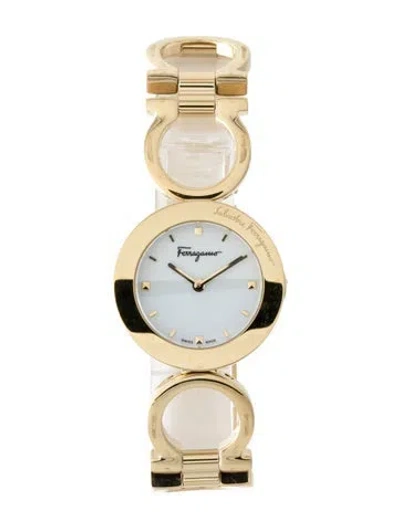 Pre-owned Ferragamo Gancino Watch, 28mm In Multi