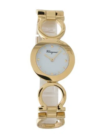 Pre-owned Ferragamo Gancino Watch, 28mm In Multi