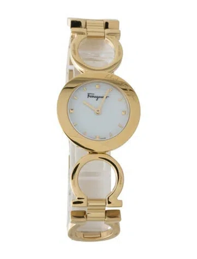 Pre-owned Ferragamo Gancino Watch, 28mm In Multi