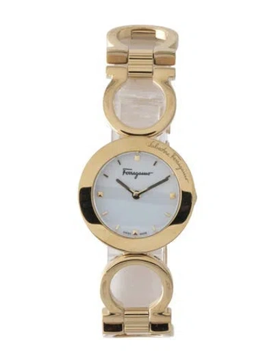 Pre-owned Ferragamo Gancino Watch, 28mm In Multi
