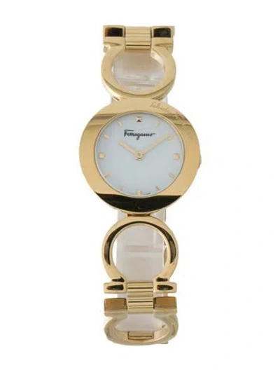 Pre-owned Ferragamo Gancino Watch, 28mm In Multi