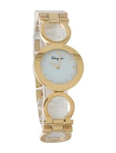 Pre-owned Ferragamo Gancino Watch, 28mm In Multi
