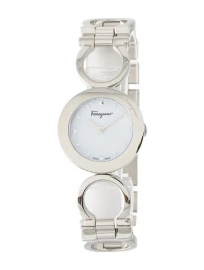 Pre-owned Ferragamo Gancino Watch, 28mm In Multi