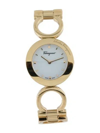 Pre-owned Ferragamo Gancino Watch, 28mm In Multi
