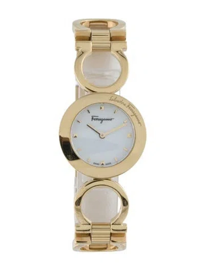 Pre-owned Ferragamo Gancino Watch, 28mm In Multi
