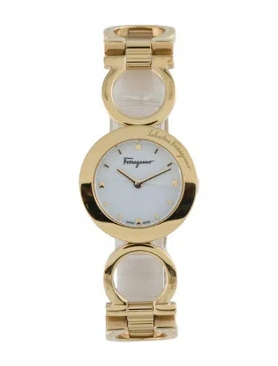 Pre-owned Ferragamo Gancino Watch, 28mm In Multi