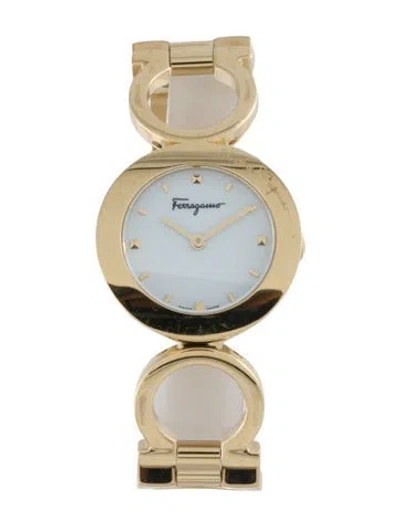 Pre-owned Ferragamo Gancino Watch, 28mm In Multi