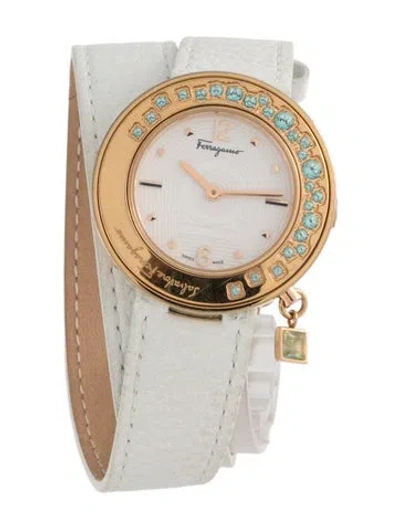 Pre-owned Ferragamo Gancino Watch In Multi