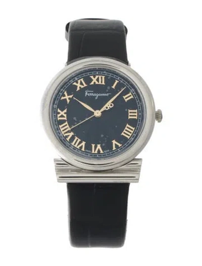 Pre-owned Ferragamo Gancino Watch In Multi