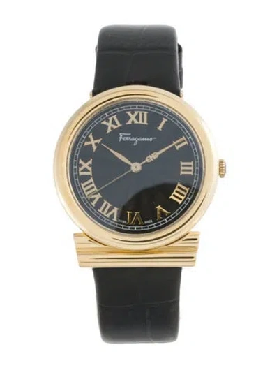 Pre-owned Ferragamo Gancino Watch In Multi