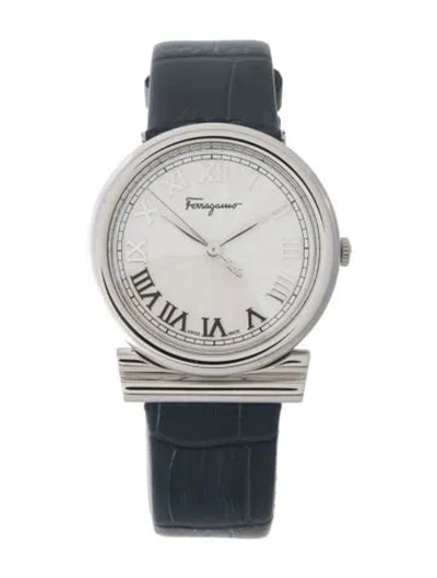Pre-owned Ferragamo Gancino Watch In Multi
