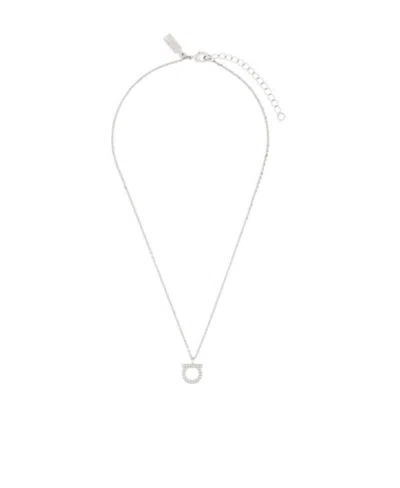 FERRAGAMO SALVATORE FERRAGAMO ICONIC GANCINI NECKLACE