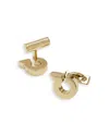 Ferragamo Gancio Cufflinks In Oro Chiaro