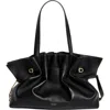 Ferragamo Women's Soft-bag Small Leather In Nero