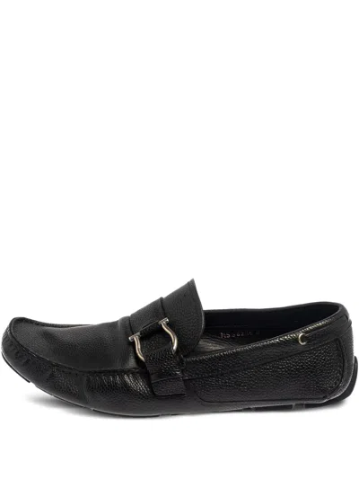 Pre-owned Ferragamo Gancio Slip-on Loafers
