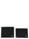 Ferragamo Gancio Wallets, Card Holders Black