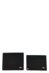 Ferragamo Gancio Wallets, Card Holders Black
