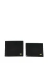 Ferragamo Gancio Wallets, Card Holders Black In Black