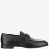Ferragamo Black Gancini Casual Business Shoes In Black