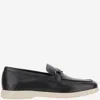 Ferragamo Moccasin Gancini In Black