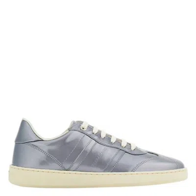 Ferragamo Garda Low-top Sneaker With Logo In Gray