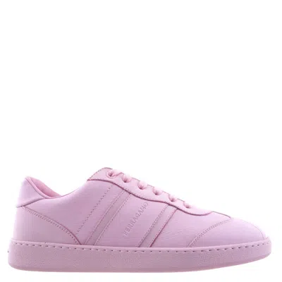 Ferragamo Garda Low-top Sneaker With Logo In Pink