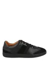Ferragamo Garda Suede & Leather Sneakers In Black