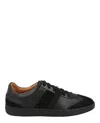 Ferragamo Garda Suede & Leather Sneakers In Black