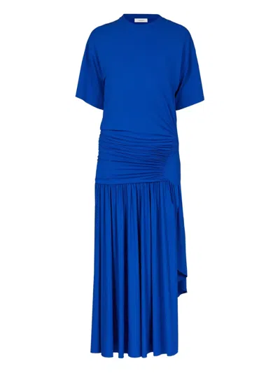 Ferragamo Long T-shirt Dress With Drape Detail