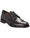 Ferragamo Gavino Leather Oxford In Black