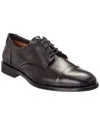 Ferragamo Gavino Leather Oxford In Brown