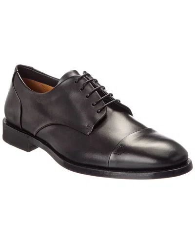 Ferragamo Gavino Leather Oxford In Multi