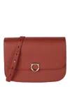 Ferragamo Gemini Crossbody Bag In Brown