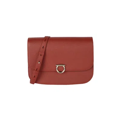 Pre-owned Ferragamo Gemini Crossbody Bag 'terracotta' | Orange | Women's Size Onesize